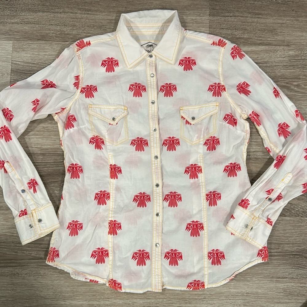 EUC western style cotton shirt
